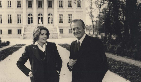 Corinne Mentzelopoulos and her father André Mentzelopoulos