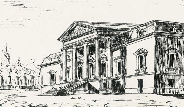 An early illustration of Château Margaux